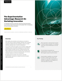 The Experimentation Advantage: Research On Derisking Innovation
