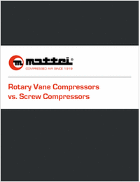 Rotary Vane Compressors vs. Screw Compressors