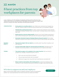 8 Best Practices from Top Workplaces for Parents