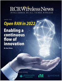 Open RAN in 2022: Enabling a Continuous Flow of Innovation