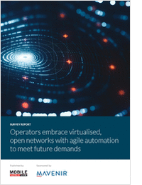 Operators Embrace Virtualised, Open Networks with Agile Automation to Meet Future Demands