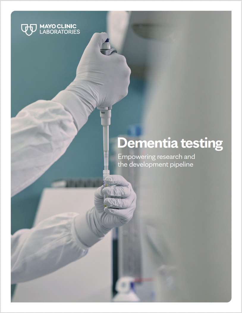 Accelerating Alzheimer's disease research with the industry's most dynamic dementia testing menu