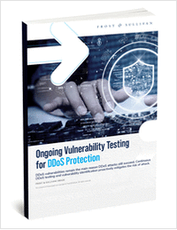 Frost & Sullivan Report: Ongoing Vulnerability Testing for DDoS Protection