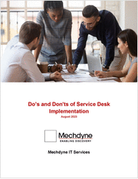 Do's and Don'ts of Service Desk Implementations