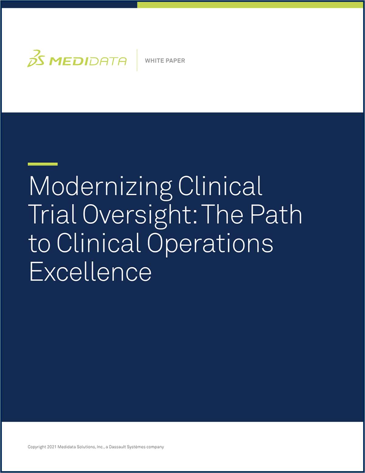 Modernizing Clinical Trial Oversight - The Path to Operations Excellence