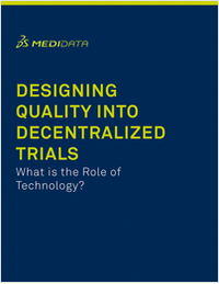 Designing Quality into Decentralized Trials - What is the Role of Technology?