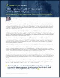 From High Tech to High Touch with Clinical Trial Analytics