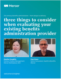 Evaluating Your Existing Benefits Administration Provider