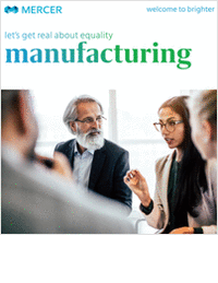 When Women Thrive Global Report: Key Findings -- Manufacturing Industry