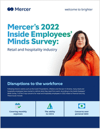 A Workforce Disruption: Inside Employees' Minds in the Retail and Hospitality Industry Report