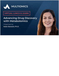 On Demand Webinar: Advancing Drug Discovery with Metabolomics -- Virtual Lunch & Learn
