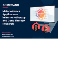 Metabolomics Applications in Immunotherapy and Gene Therapy Research