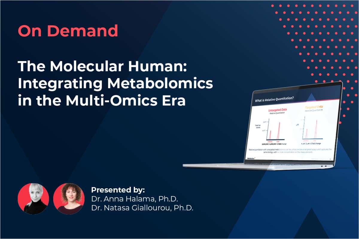 The Molecular Human - Integrating Metabolomics in the Multiomics Era