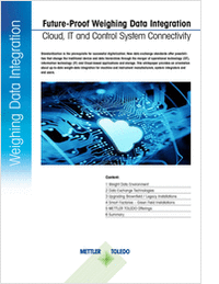 Optimize Connectivity for Industrial Weighing in Industry 4.0