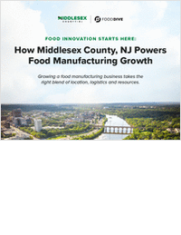 Why food innovation thrives in Middlesex County