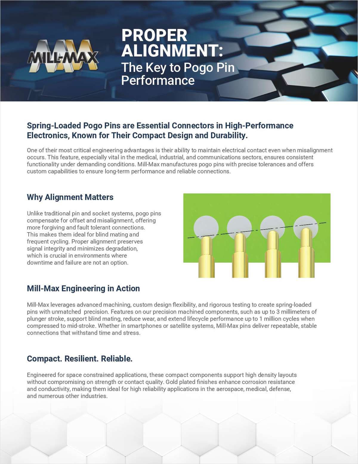 Proper Alignment: The Key To Pogo Pin Performance