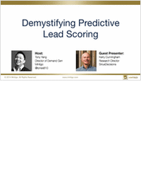 Demystifying Predictive Lead Scoring
