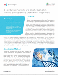 Copy Number Variants and Single Nucleotide Variants Simultaneously Detected in Single Cells