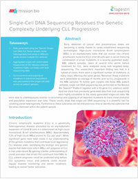 Single-Cell DNA Sequencing Resolves the Genetic Complexity Underlying Chronic Lymphocytic Leukemia Progression