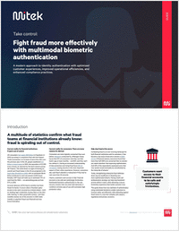 Take Control: Fight Fraud More Effectively With Multimodal Biometric Authentication
