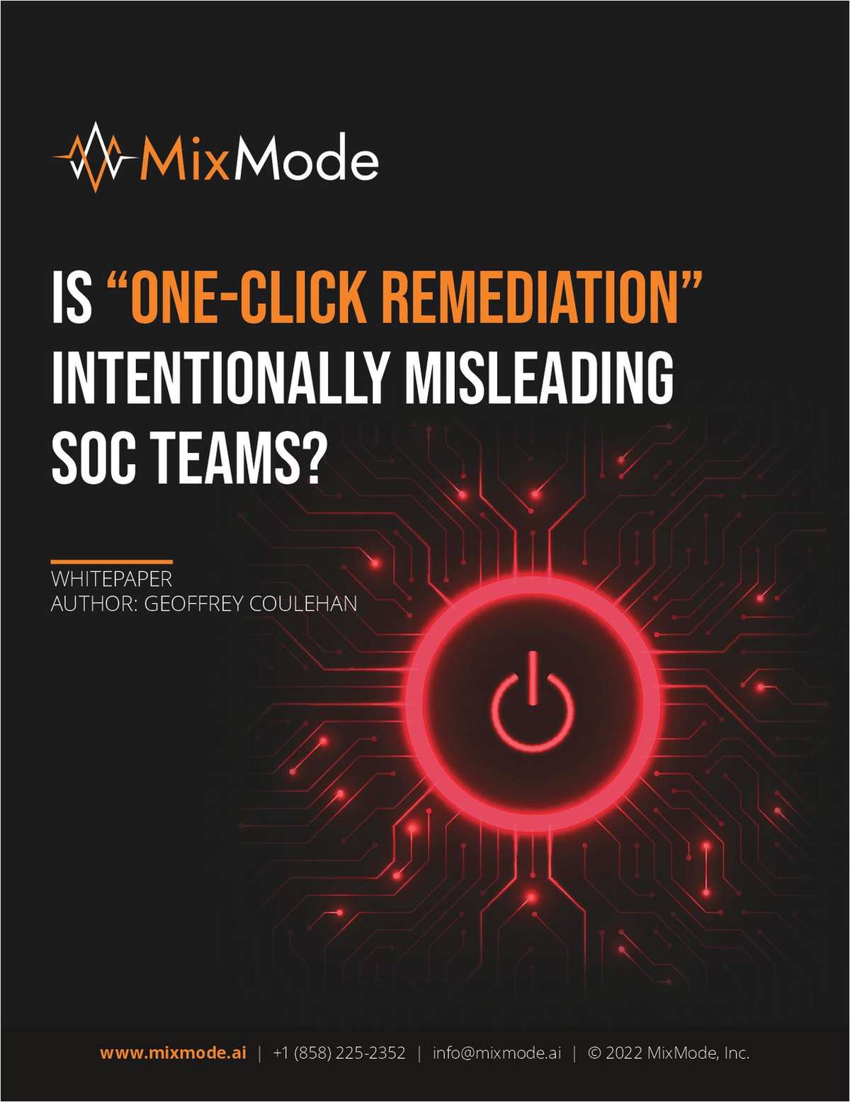 Is One-Click-Remediation Intentionally Misleading SOC Teams