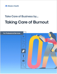 Employer Playbook: Taking Care of Burnout in Professional Services