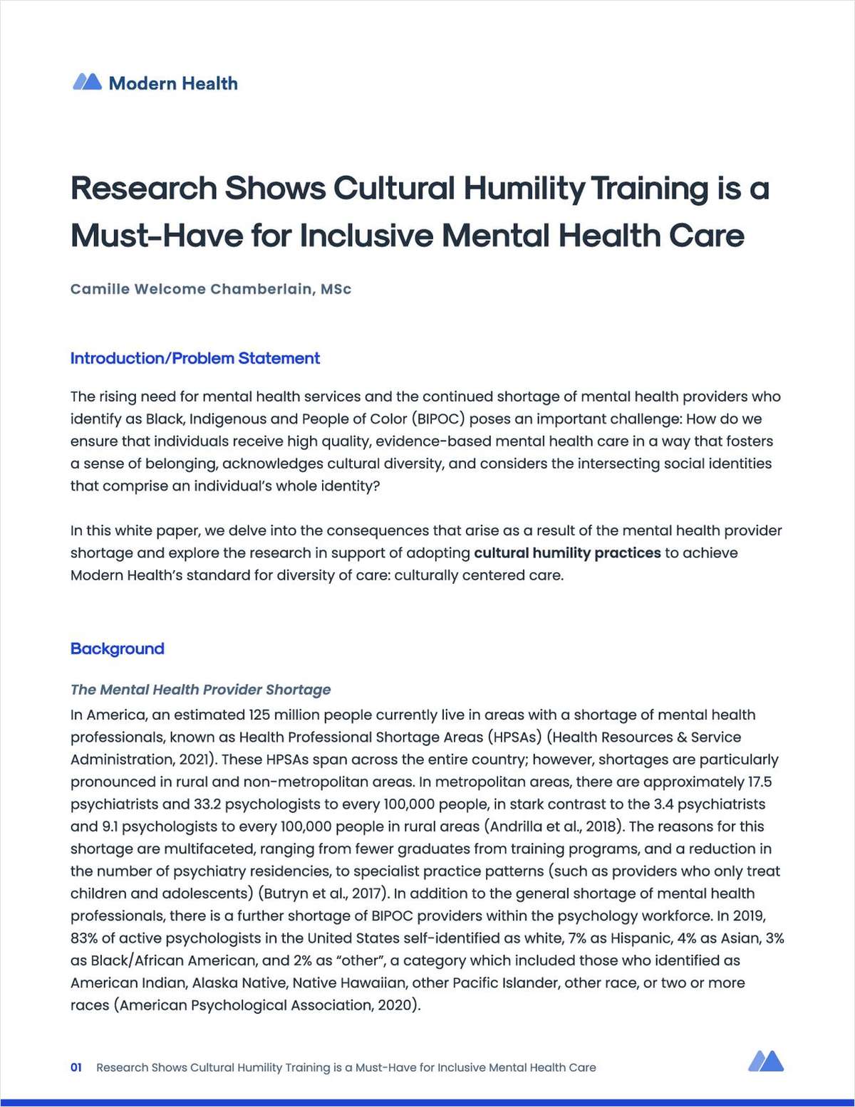 Cultural Humility Training Bolsters Quality Mental Health Care