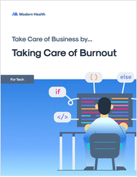 The Employer Playbook: Taking Care of Burnout in Tech
