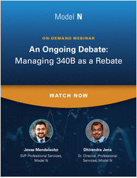 Join the Ongoing Debate: Managing 340B as a Rebate