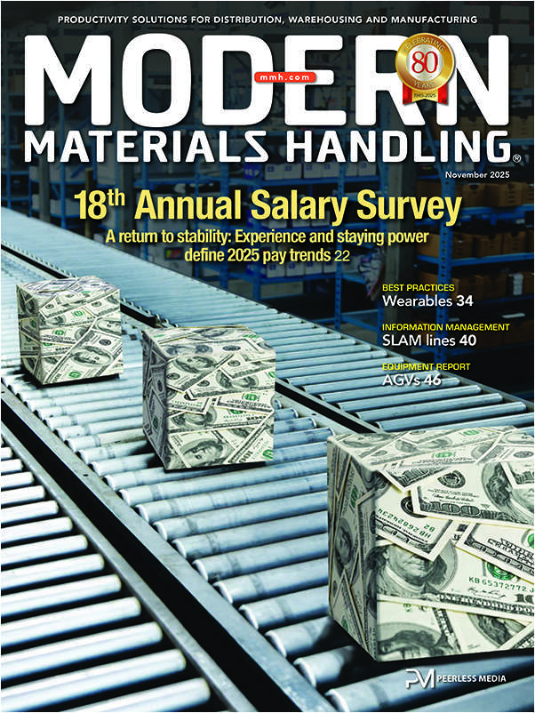 Modern Materials Handling: 18th Annual Salary Survey: A return to stability: Experience and staying power define 2025 pay trends