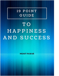 19 Point Guide to Happiness and Success