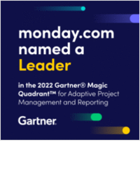 Gartner Report: monday.com is a Magic Quadrant Leader in Adaptive Project Management and Reporting