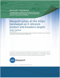 Moogsoft Releases New AIOps Platform, 451 Research Report