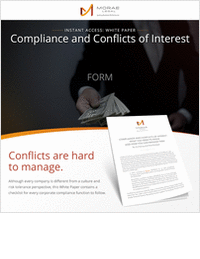 Compliance and Conflicts of Interest