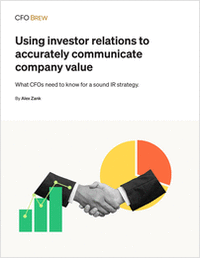 Using investor relations to accurately communicate company value