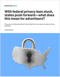 With federal privacy laws stuck, states push forward--what does this mean for advertisers?