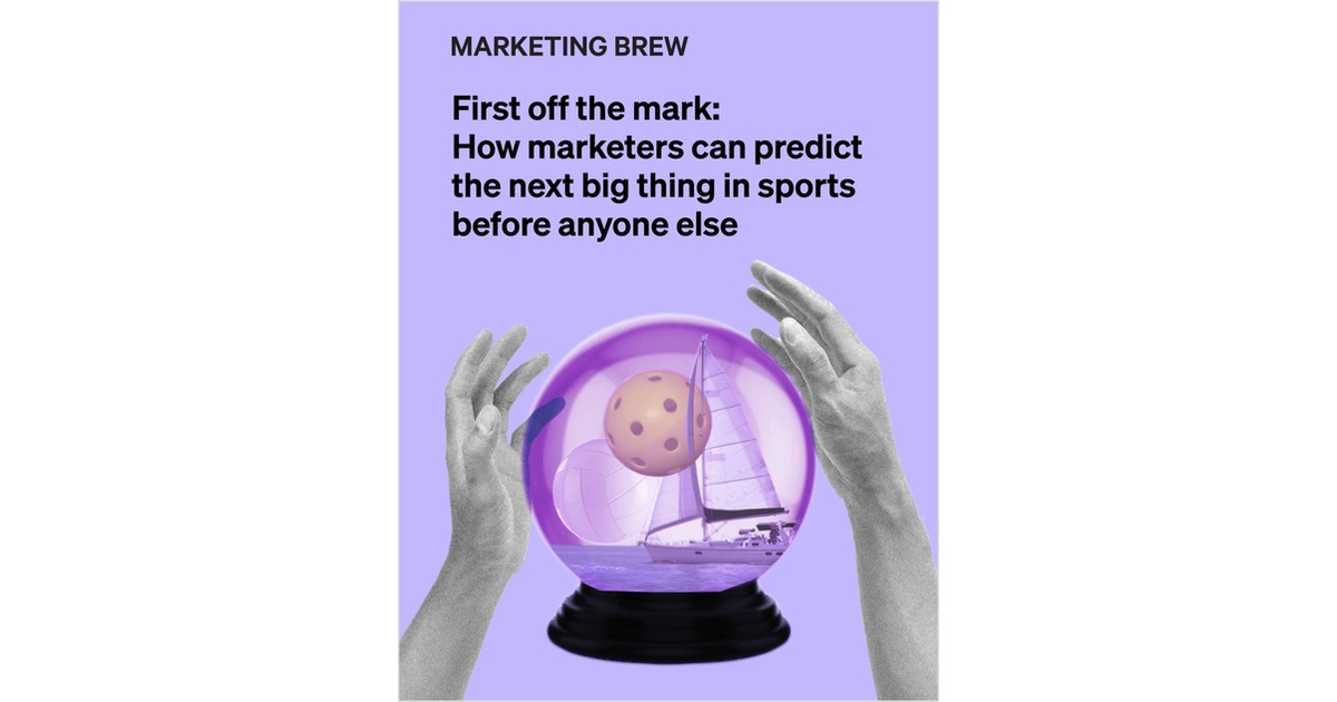 First off the mark How marketers can predict the next big thing in