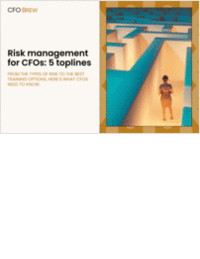 Risk management for CFOs: 5 toplines