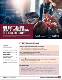The Entitlement Server: Integrating RCS and Security