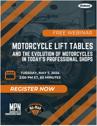 Motorcycle Lift Tables and the Evolution of Motorcycles in Today's Professional Shops