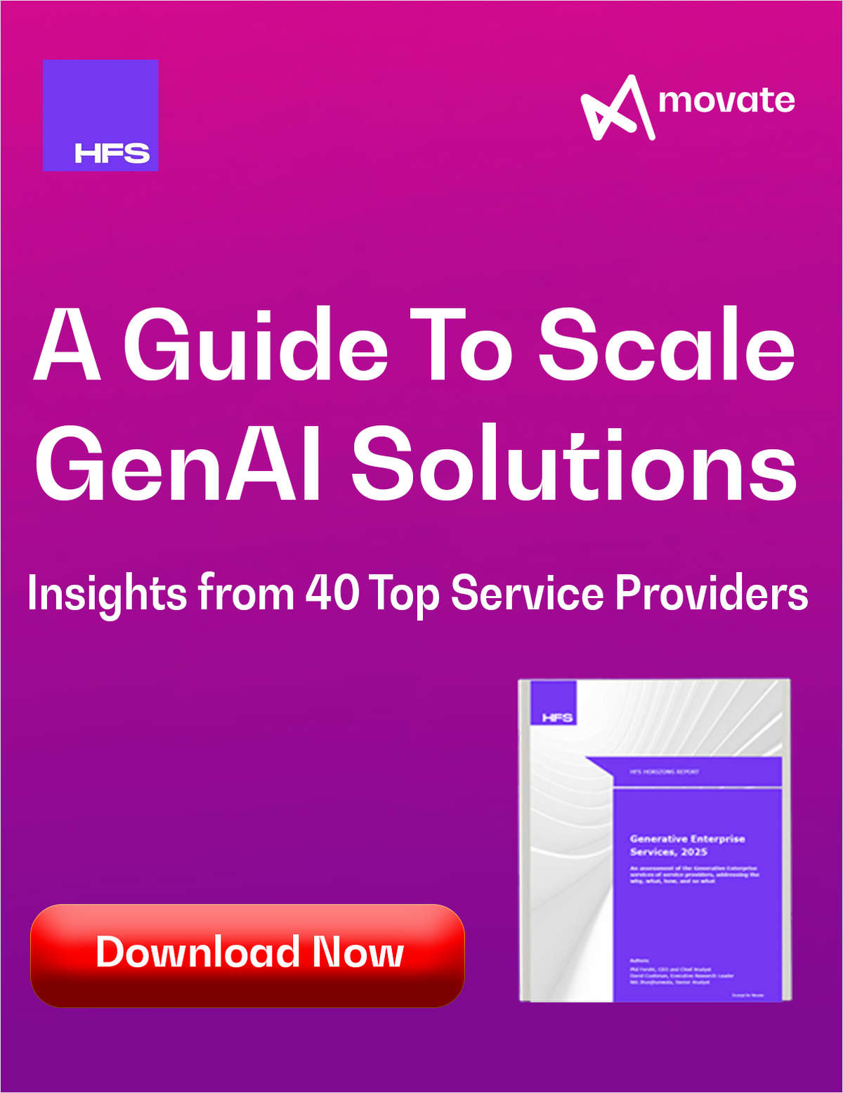 HFS Horizons: Generative Enterprise Services, 2025 Report