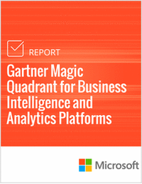 Gartner Magic Quadrant for Business Intelligence and Analytics Platforms