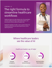 How AI Can Streamline Healthcare Workflows