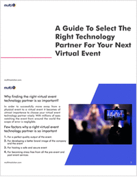 Enabling you to select right virtual event partner