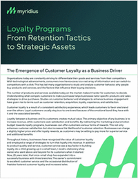 Customer Loyalty as a Strategic Business Driver