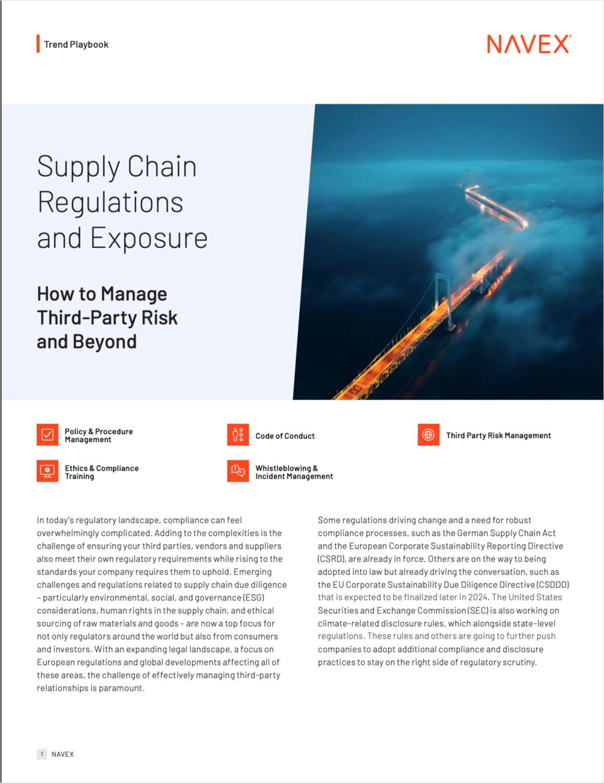 Apply discipline to supply chain compliance