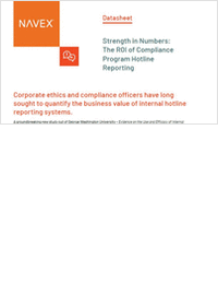 Strength in Numbers: The ROI of Compliance Program Hotline Reporting