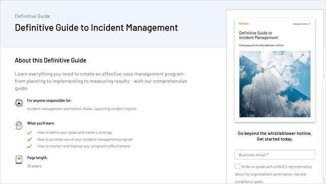 Definitive Guide to Incident Management