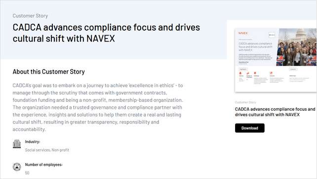 CADCA Advances Compliance Focus and Drives Cultural Shift with NAVEX