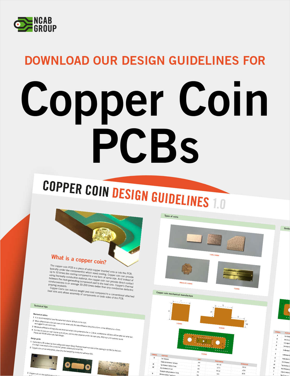 Design Rules für Copper Coin Leiterplatten